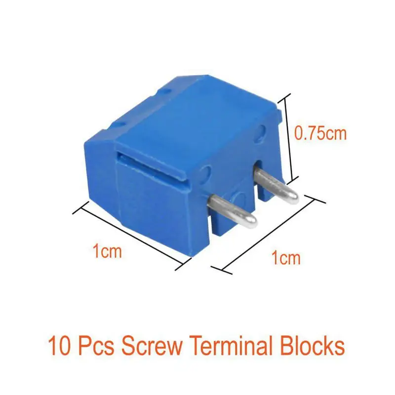 NEW-62Pcs Комплект печатной платы включает в себя 32 двухсторонних прототипов, 20 коннекторов и 10 винтовых клеммных блоков