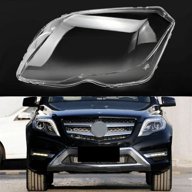 Car Front Headlight Head Light Lamp Clear Lens Cover Headlamp Plastic Shell for Mercedes Benz GLK200 GLK260 GLK300 2013-20 | Автомобили и