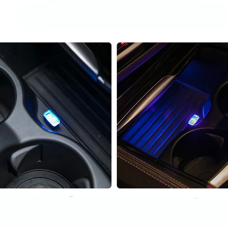 Мини USB светильник светодиодный автомобильный неоновый интерьерный для Kia Rio K2 K3 K5
