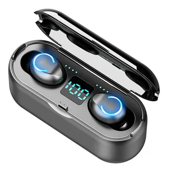 

Wireless Earphone Bluetooth5.0 Digital Display In-ear Earbuds +Ear Cap
