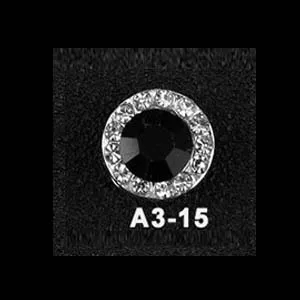 (5pcs)A3-15 Стразы для ногтей, сплав, бусины для украшения ногтей, вращающийся блеск для ногтей, очаровательные ювелирные изделия для маникюра, 5 шт./лот, шпильки для ногтей - Цвет: (5pcs)A3-15