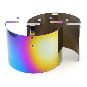 

Racing Car Cold Air Intake Cone Air Filter Cover Heat Shield For 2.5-3.5'' Neck W91F