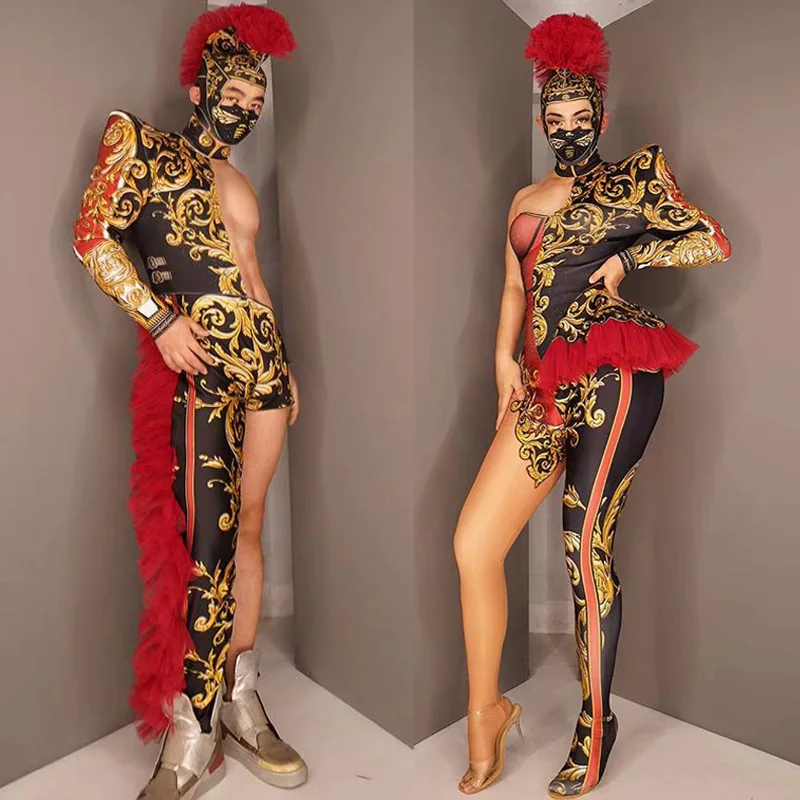 Новинка танцевальный костюм Gogo комбинезон для диджея Drag Queen эластичный
