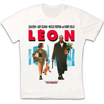 

Leon The Professional Poster Jean Reno Retro Vintage Hipster Unisex T Shirt 771