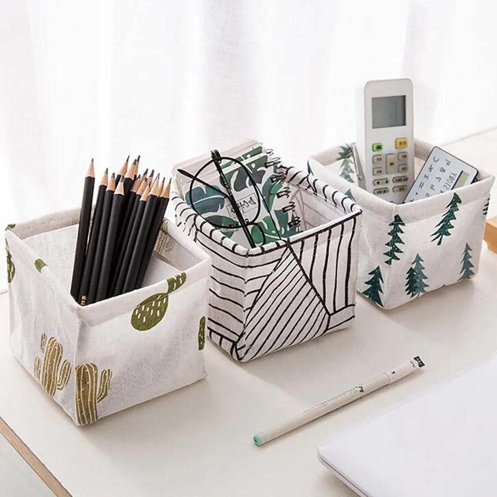 

Container Storage Eco Friendly Reutilizable Environmental Goods Storage Bin Closet Toy Box Container Organizer Fabric Basket #37