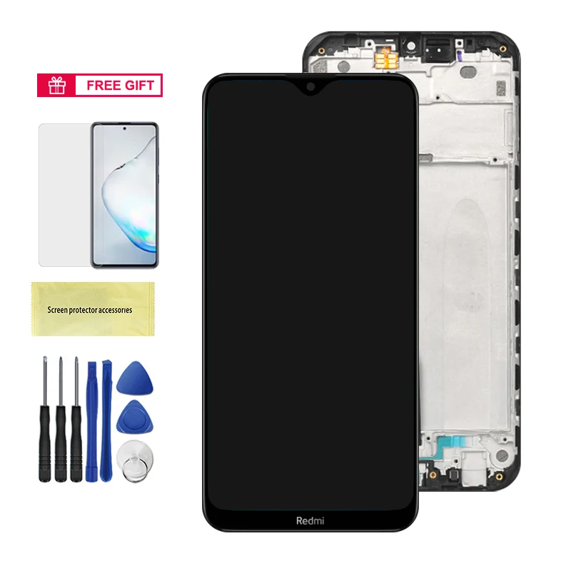 Schermo OLED Completo Di Telaio Per Xiaomi Redmi 8 E 8A, Nuovo, Con EAN