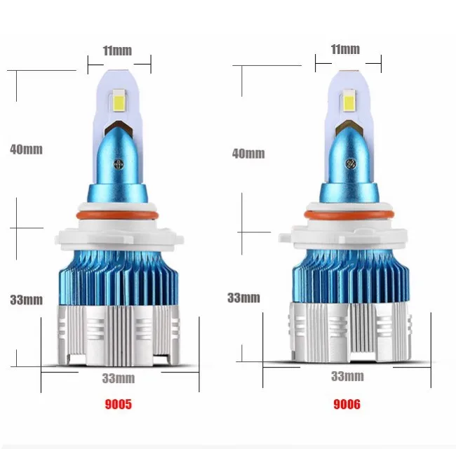 2 шт. H1 H3 H4 H7 Led Canbus H8 H11 HB3 9005 HB4 9006 светодиодный головной светильник s мини 100 Вт 12000LM автомобильный светильник лампы автомобилей Авто Лампа