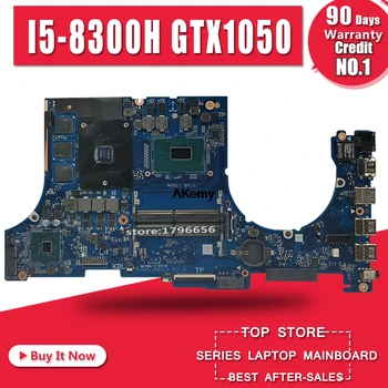 

DABKLGMB8D0 Laptop motherboard For Asus TUF Gaming FX504G FX80G original mainboard I5-8300H GTX1050
