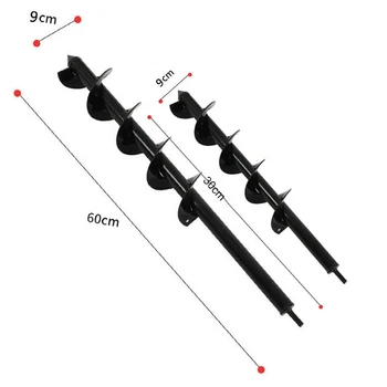 

Seedling Drill Bit Steel Non-slip Soil Gardening Tools Hole Earth auger