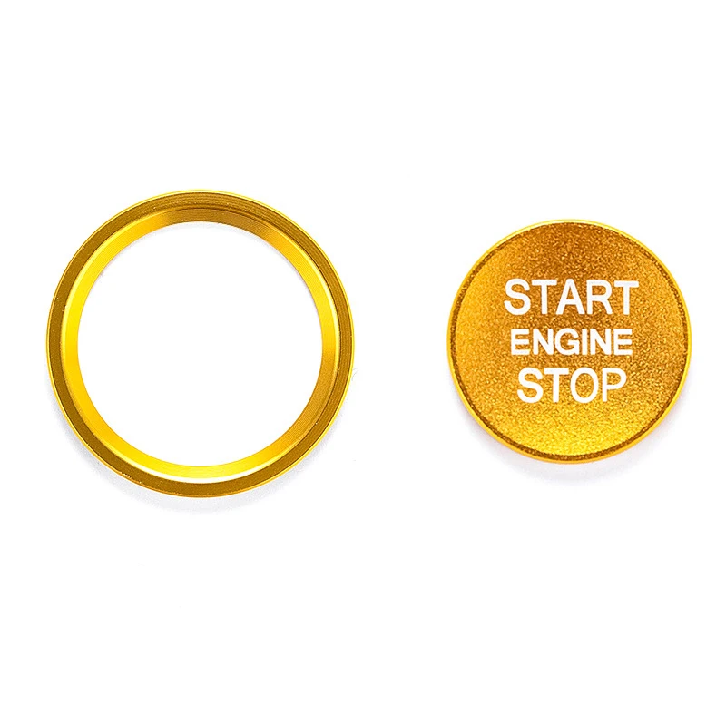 

For Audi Q5/A5/A7/A4L/A6L Car Engine Ignition Button Interior Light-transmitting Patch One-click Start Modification Ring Cover