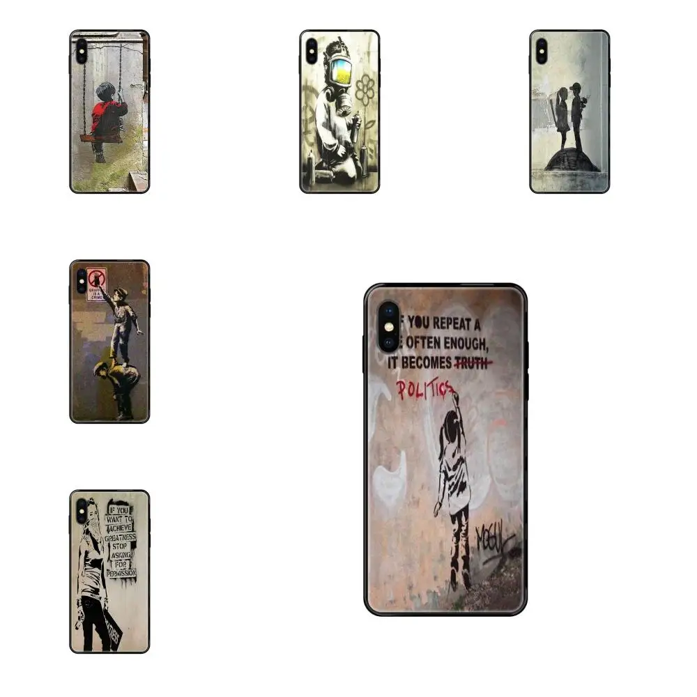 Дизайнерский чехол для телефона Xiaomi Redmi 3S 4X 4A 5 5A 5X 6 6A 6X 7 8 8A 8T 9A K20 Pro Plus Mi Mix 2S Banksy