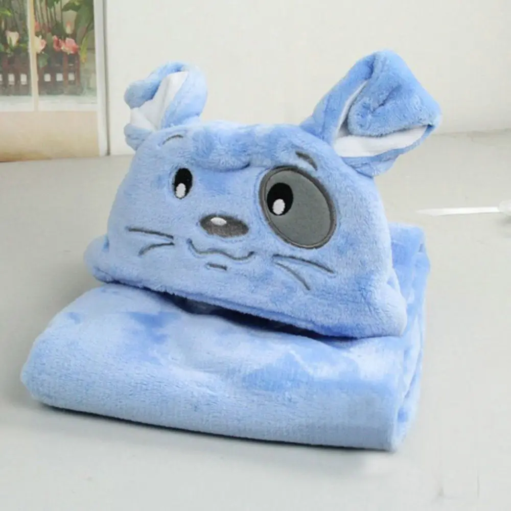 Baby Bathrobe Baby Towel 100cm Bear Shaped Soft Infant Newborn Giraffe Blanket Cartoon Pattern