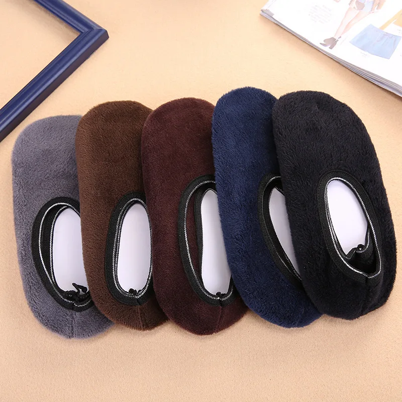 Women Men Children's Winter Plus Velvet Floor Socks Boy Girl Baby Non-Slip Floor Socks Shoe Cover Non-Slip Shoes kids socks