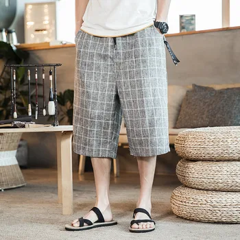 

2020 Streetwear Plaid Joggers Hip Hop Harem Men Fashion Trouers