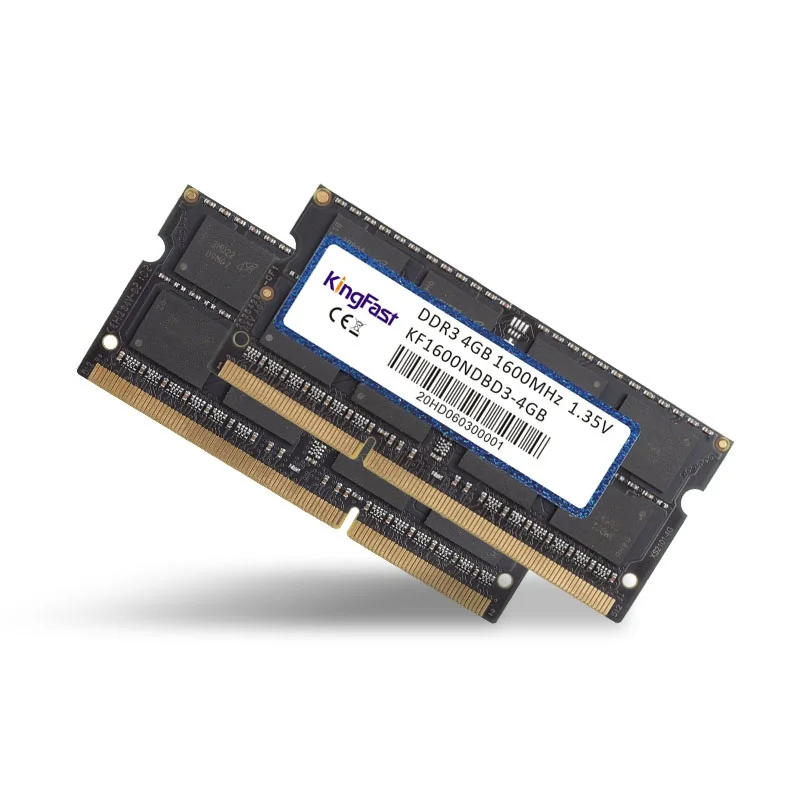 KingFast DDR3 DDR4 4GB 8GB 16GB 노트북 메모리 Ram 1600 2400 2666 3200 DDR3L 204Pin 260Pin Sodimm 노트북 메모리