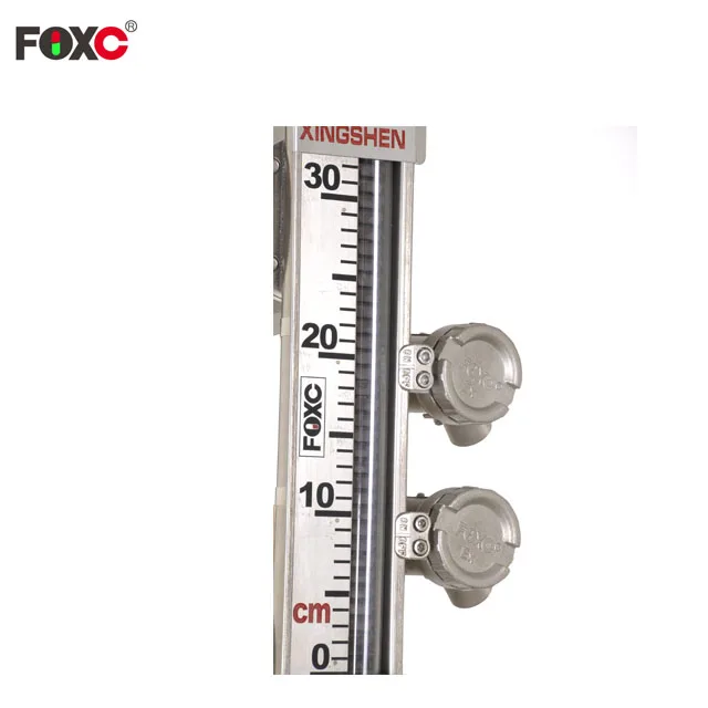 UHZ-517C17 corrosion-proof magnetic liquid level gauge assembled with universal UPVC pipe with economic price