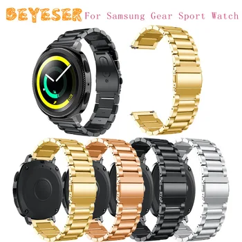 

New stainless steel watchband For Samsung Gear Sport 20mm wrist strap replacement For Samsung Galaxy 42mm watch band bracelet
