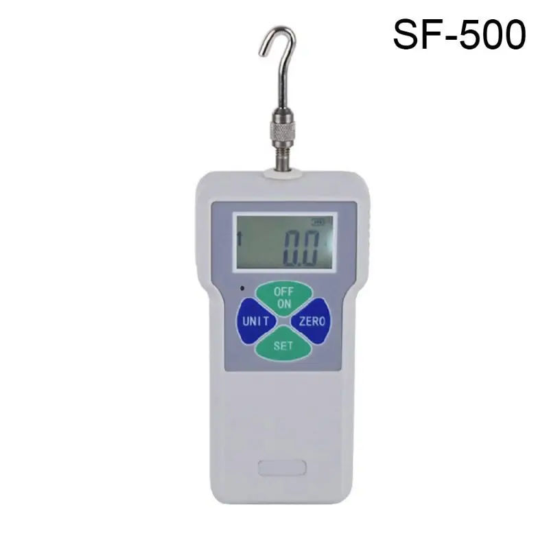 SF 2-500 цифровой датчик силы толчок и тяга тестер N/Kg/Lb переключатель 100-240V датчик - Цвет: 500