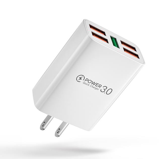 5 usb charger Quick Charge For iphone 12 pro max xiaomi mi mix 4 oneplus universal travel Mobile Phone fast charging Charger