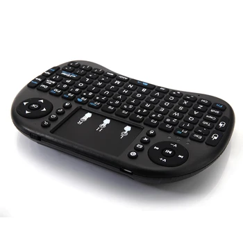 

i8 Mini 2.4GHz Wireless Keyboard with Touchpad Black DQ-Drop
