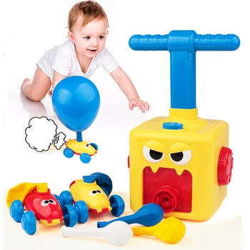 

inertia balloon powered car toys Aerodynamics Education Science Experiment Puzzle Fun balloons educational popular toys