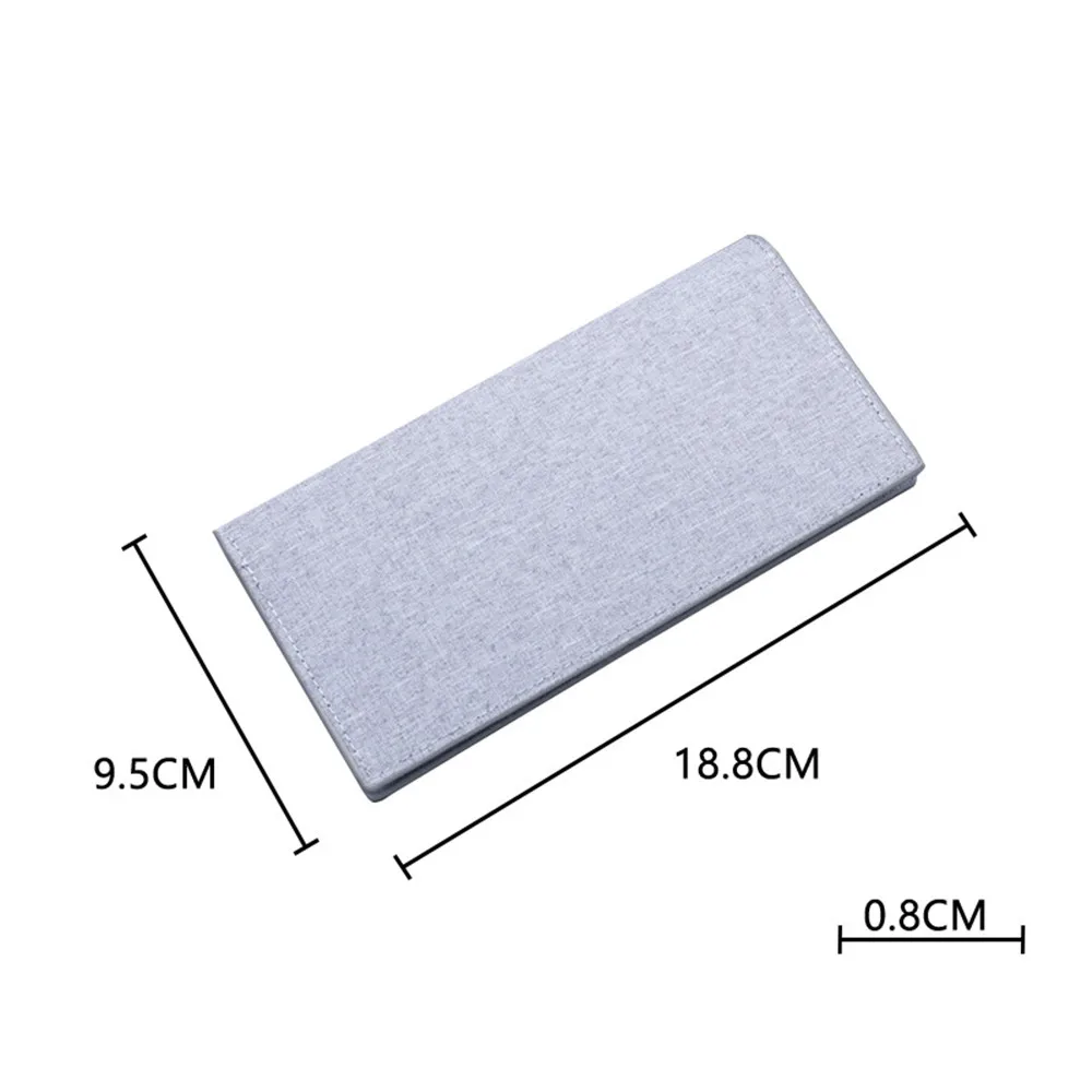 Business Wallet Men Long Purse Canvas Male Wallet And Purse Credit Card Holder Wallet Black/Blue/Gray Slim Wallet Men Winter New