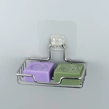 

Stainless Steel Rack Creative Soap Box Rack Bathroom Drain Storage Tray Rack Multi-Function Rack Bathroom Accessories