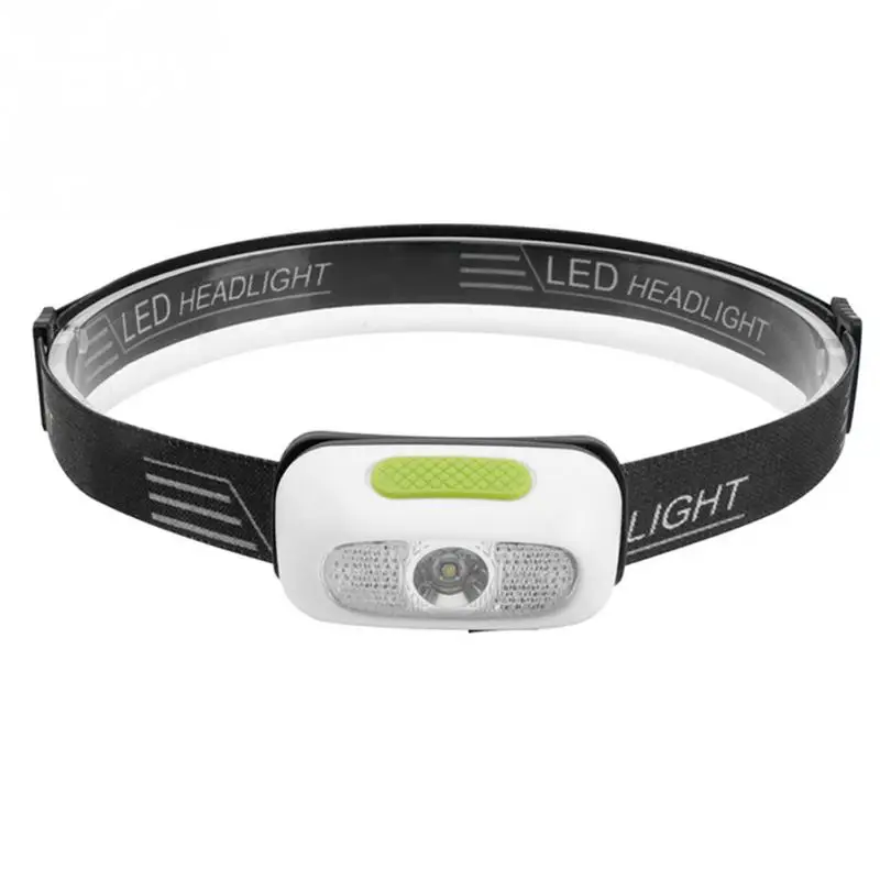 2019 Outdoor camping Portable mini LED Headlamp USB charging Night Running Fishing Camping Hiking headlights flashlight Sport