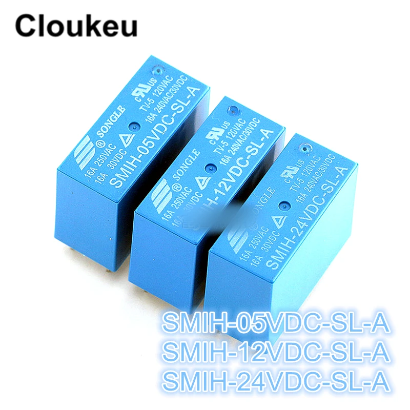Реле DIP6 SMIH- 05VDC 12VDC 24VDC -SL-A 5V 12V 24V 16A | Обустройство дома