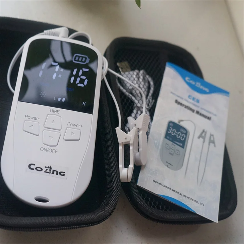 

Fall Asleep Sleep Aid Device Portable Physical Therapy CES Cranial Electrotherapy Stimulator Treatment Insomnia Depression