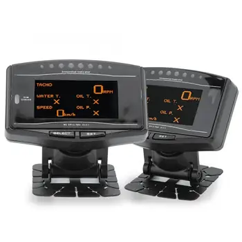 

voltmeter auto 10 in 1 Universal Auto Car Gauge Digital Tachometer Speed Volt Temp Oil Press Meter auto parts