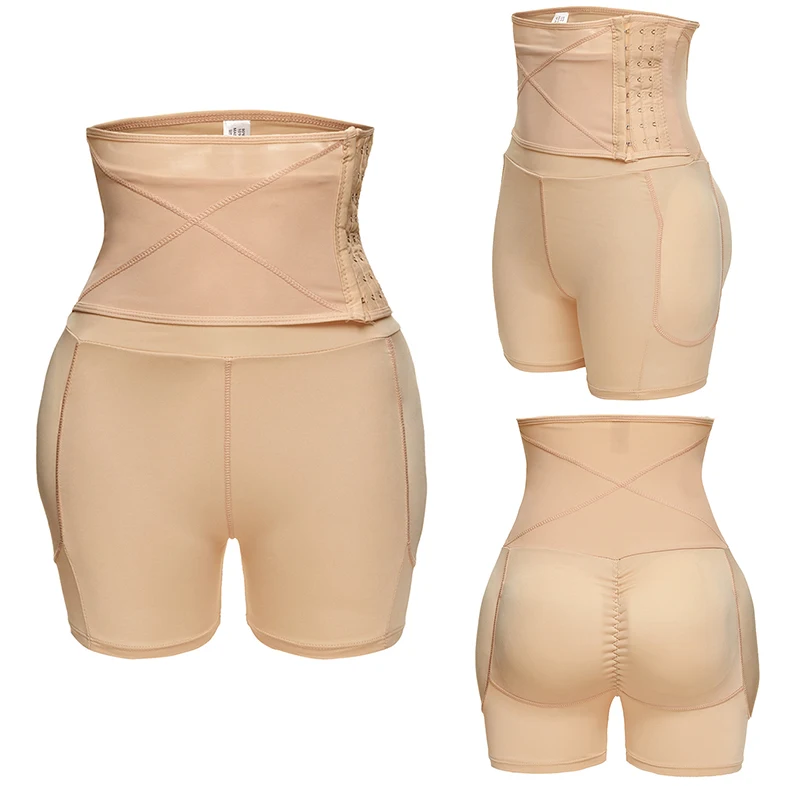 full body shaper Buttocks and Hip Padded Panties High Waist Tummy Control Underpants Butt Lifter Booty Enhancer Women Sexy Shaping Shorts Sheath honeylove shapewear Shapewear