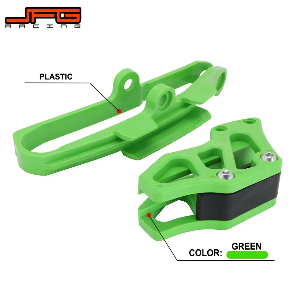 

Motorcycle Chain Guide Guard + Chain Slider Guide For KAWASAKI KX250F KXF250 KX450F KXF450 KX 250F 450F 2009-2016 Dirt Bike