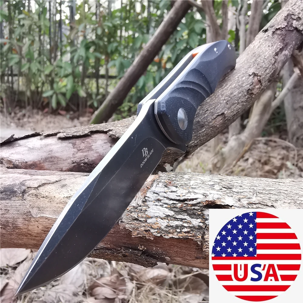 D2 тактический нож G10 Ручка шариковый подшипник Складные карманные ножи для