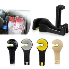 

1 Piece Car Back Seat Bag Handbag Storage Groceries Hook Headrest Hanger Plastic Car Back Seat Bag Handbag Hook