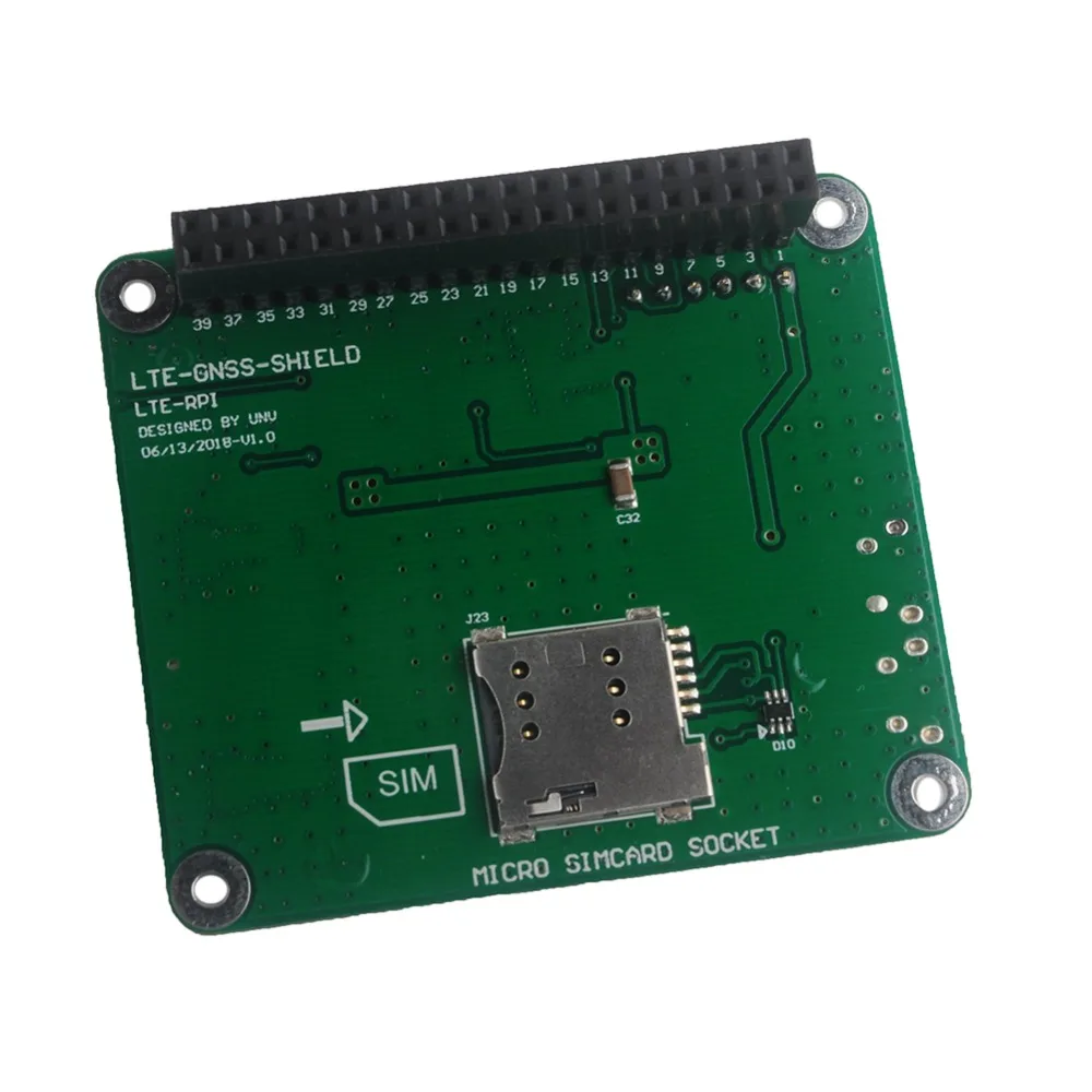 4G макетная плата для Arduino Raspberry Pi RPI LTE CAT-4 аудио GSM gps Плата расширения 150MPS SIM7600A-H