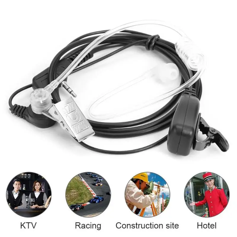 2Pin Acoustic Tube Headset Walkie Talkie Earpiece for Kenwood BaoFeng UV-5R Walkie Talkie Parts Accessories 2Pin Acoustic Tube Headset Walkie Talkie Earpiece for Kenwood BaoFeng UV-5R Walkie Talkie Parts Accessories