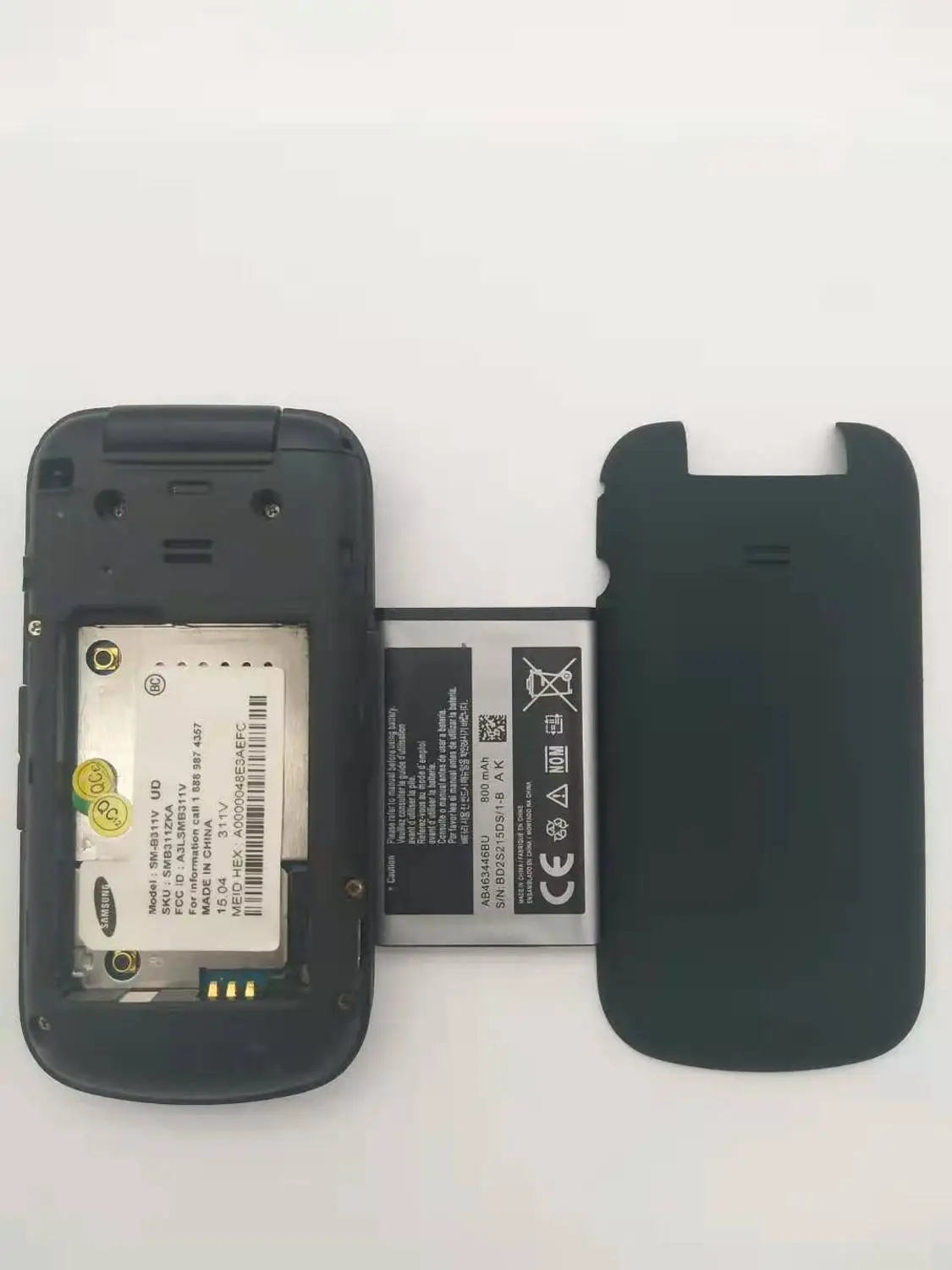 Горячая Распродажа samsung B311V(Verizon) CDMA 2,0 дюйма 1000 мАч темно-синий разблокированный мобильный телефон