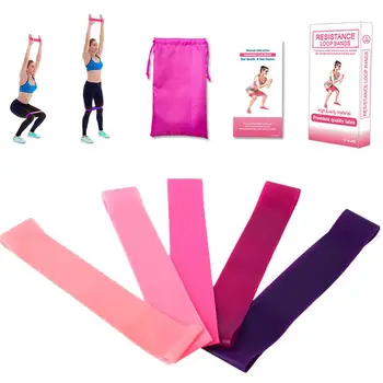 

Yoga Crossfit Resistance Bands 5 Color Rubber Training Pull Rope For Sports Pilates Expander Fitness Gum Gym Workout Equipment