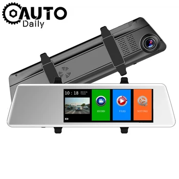 

Car DVR FHD 1080P 7.0" Video Recorder Mirror Dual Lens with Rear View Front and Rear Camera Auto Registrator Dash Cam Car Camera