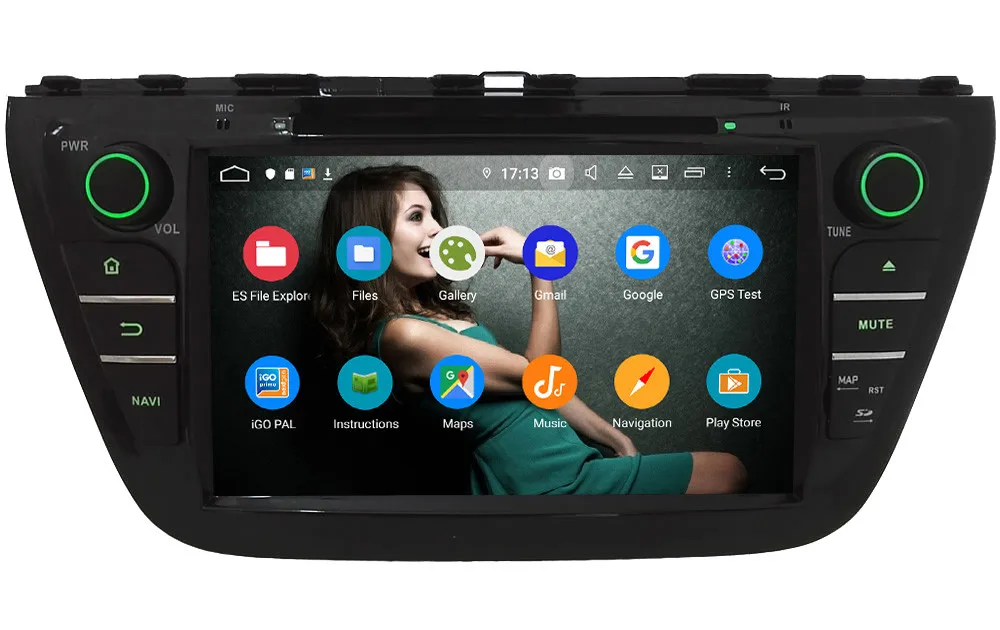 Klyde " ips 4G Android 9,0 Восьмиядерный 4 Гб ОЗУ 64 Гб ПЗУ DSP BT автомобильный DVD мультимедийный плеер стерео для Suzuki S-Cross SX4