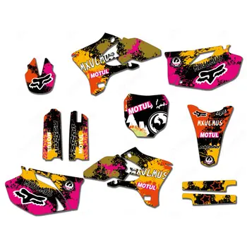 

New Full Graphics Decals Stickers Custom Number Name Glossy Bright Stickers Waterproof for YAMAHA YZF250 YZF450 2003-2005