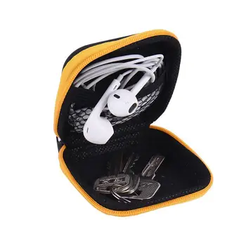 

Bluetooth Earphones Bags Portable Zipper Headset Storage Box Anti Pressure Protect Cover Earbuds Case Travel Headset Organizer