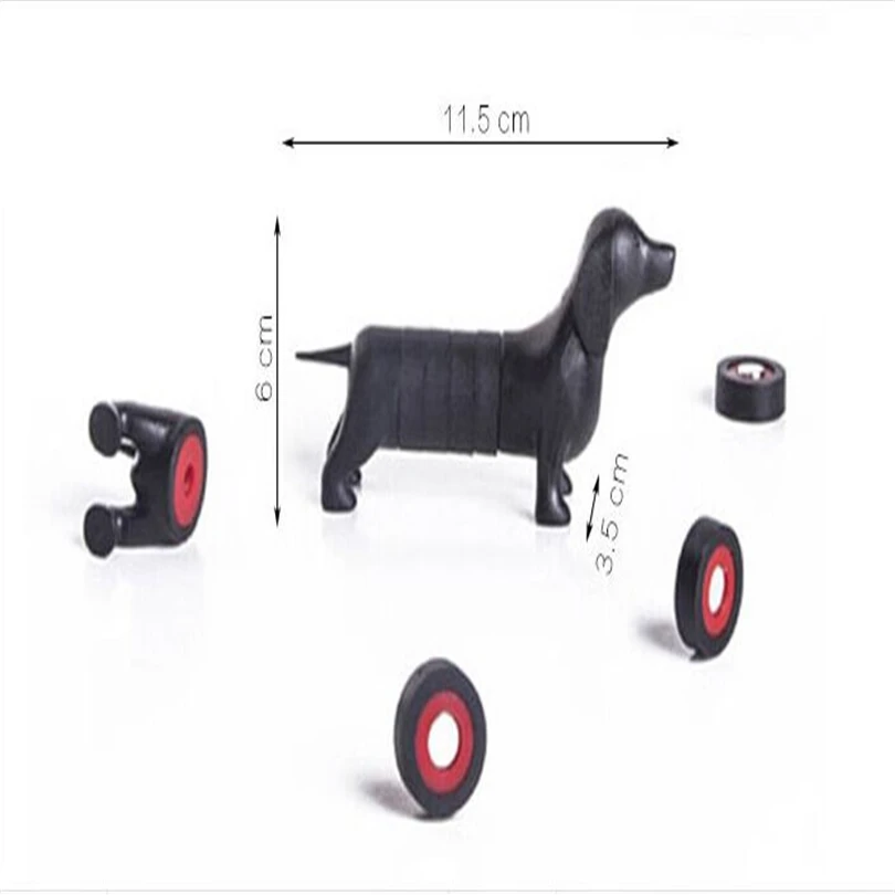 Магнитная доска DIY мультяшный магнит на холодильник такса Lucky Dog домашняя кухня карта сообщения советы съемные стикеры на холодильник