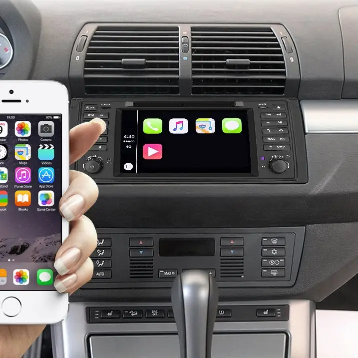 Perfect Car Multimedia Player Android 9.0 For BMW X5 Radio Bluetooth DSP Car Radio 8 Core Auto Radio parktronic 1 Din Navigation GPS 3