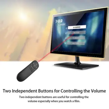 

Laser Light Pen Multi-function Laser Pointer Wireless Air Mouse Support for Android TV Television Universal remote control