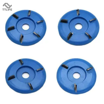 

TTLIFE 90mm Power Wood Carving Disc Tool Milling Cutter Woodworking Turbo Tea Tray for 16mm Angle Grinder Power Carving Crafts