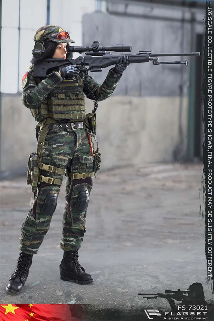 В наличии FS-73021 1/6 коллекционный полный набор Китайский Снег леопарро коммандер блок женский снайперская Коллекция фигурка модель игрушки