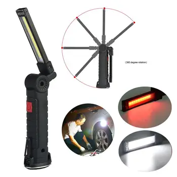 

14.5*3*5cm Hiking Camping Lighting Fixture Flashlight Working Lamp Convenient Portable Bright Useful Emergency Light