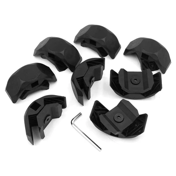 

8 PCS Wood Clamp Panel Connectors Right Angle Clip Set for Creative DIY Furniture Closet Table Storage Shelf, Hard Plastic Mater